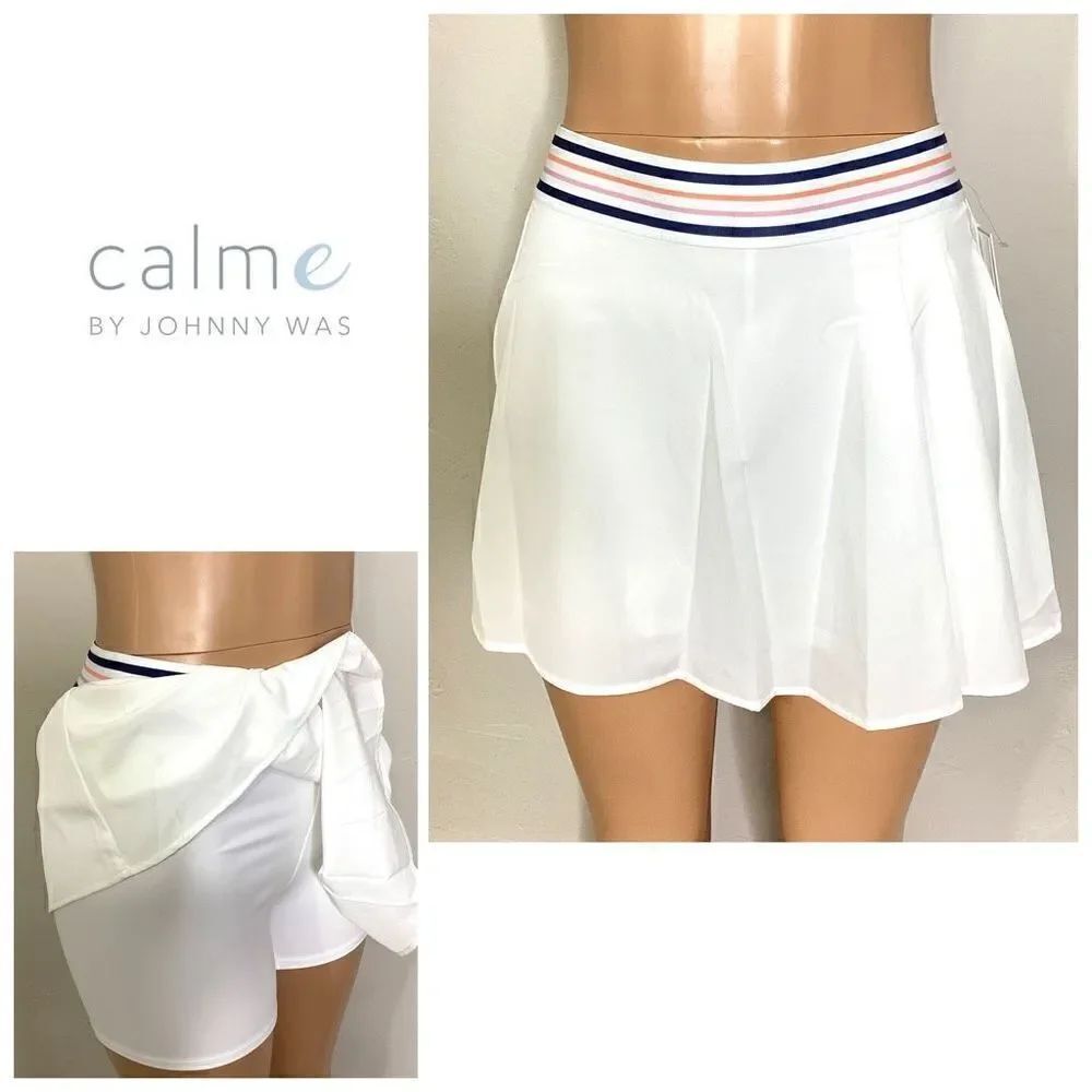New. Calme by Johnny Was tennis skirt. Large. Retails $98
